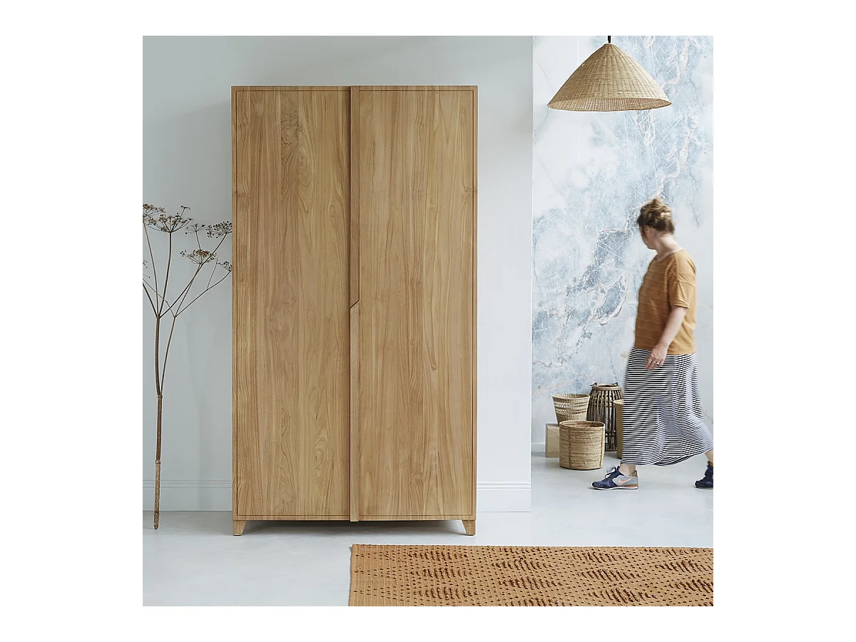 Armadio in legno di teak 210 Greta