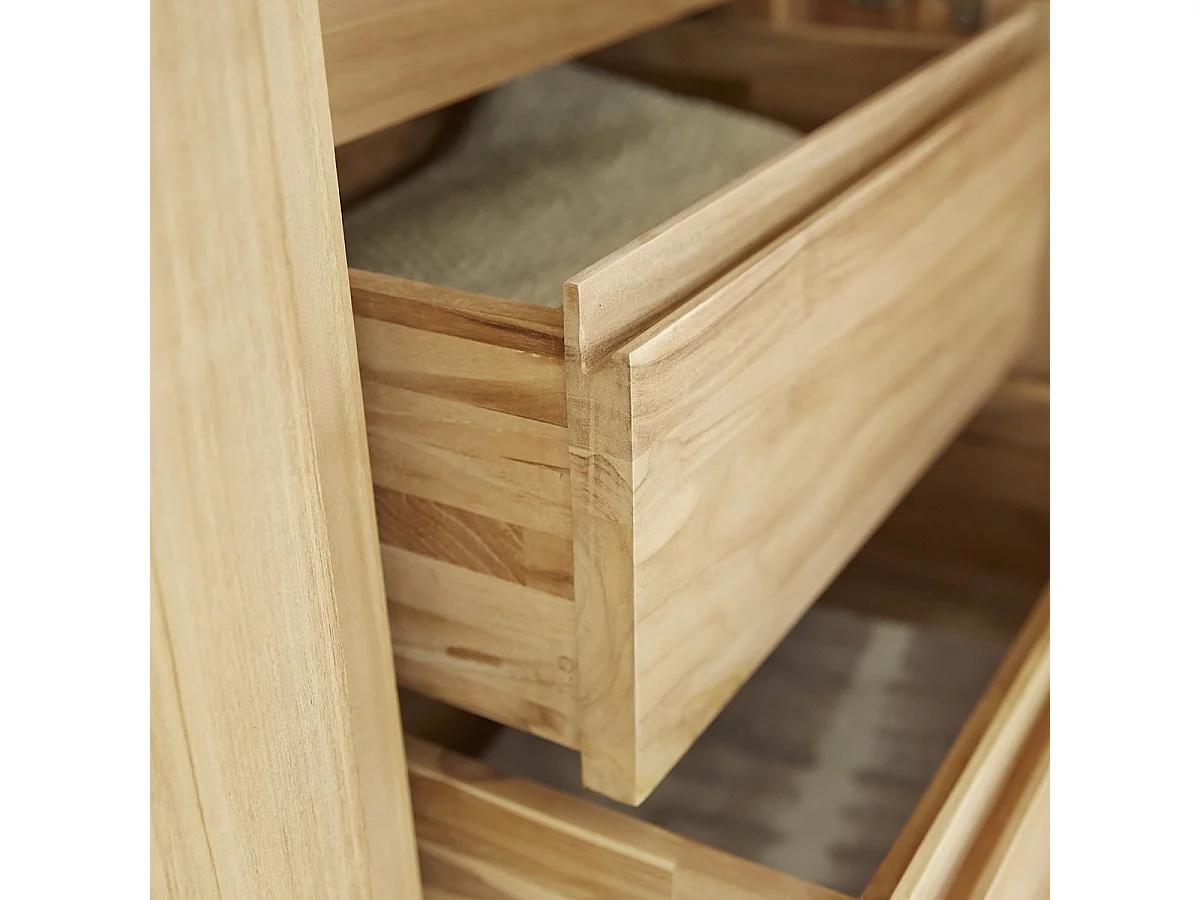 Greta - Wardrobe in solid teak