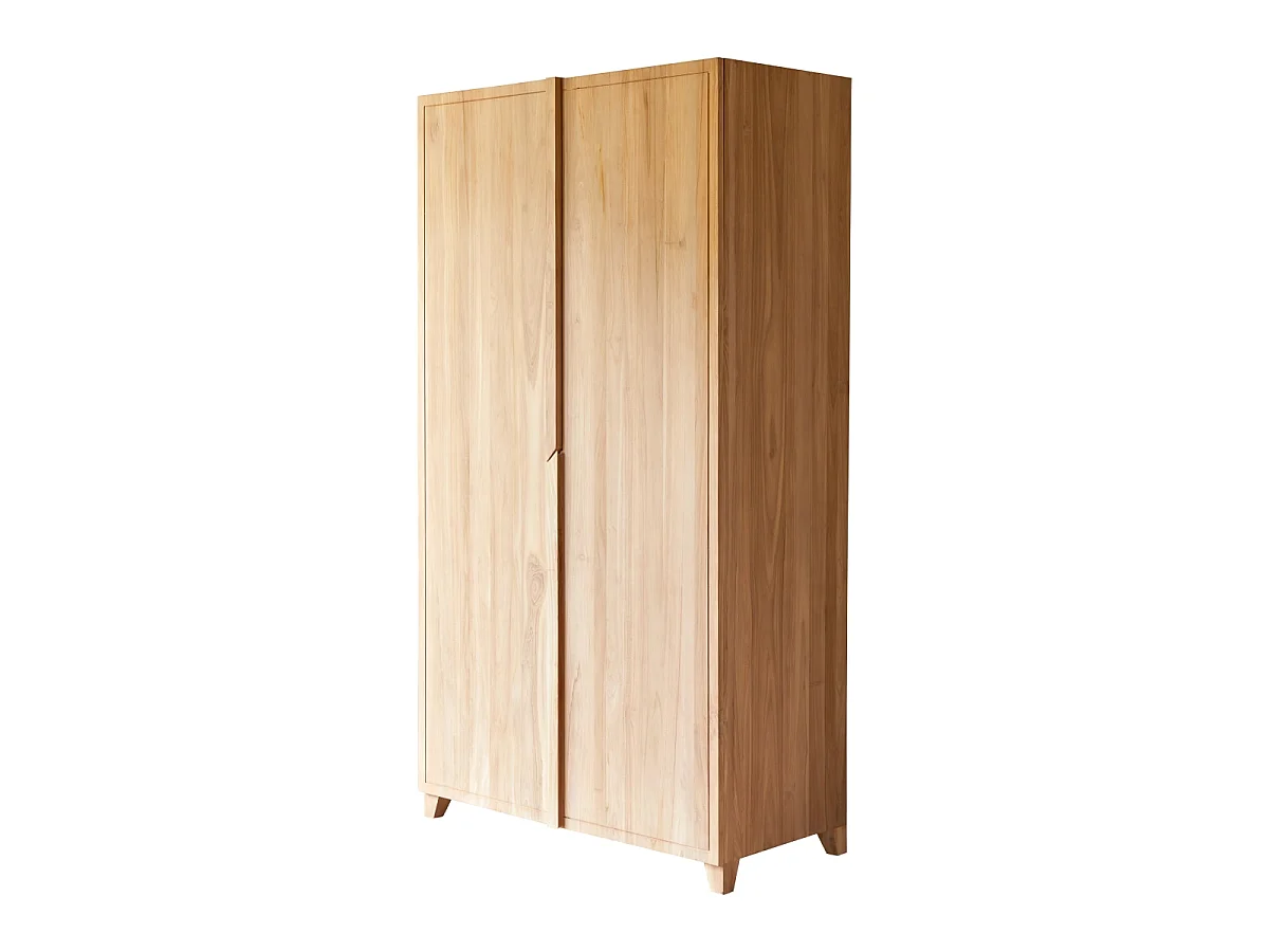 Greta - Wardrobe in solid teak