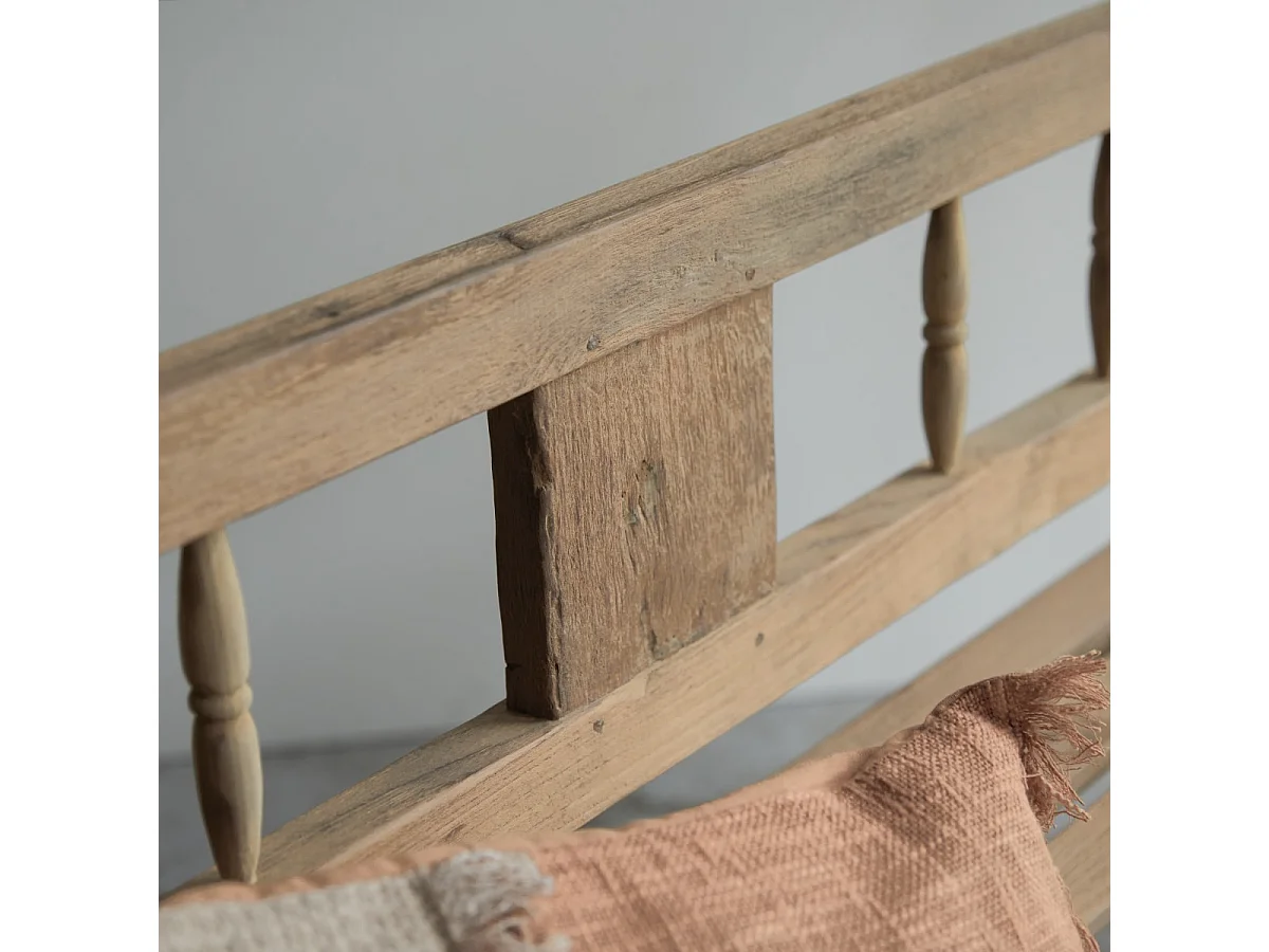 Bank Paula aus recyceltem Teakholz 120 cm