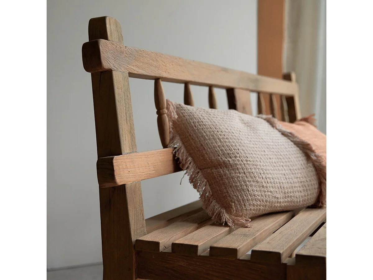Paula - Solid reclaimed teak bench
