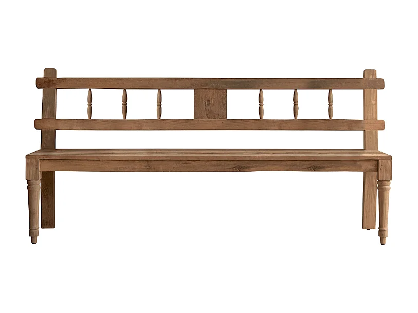 Bank Paula aus recyceltem Teakholz 120 cm