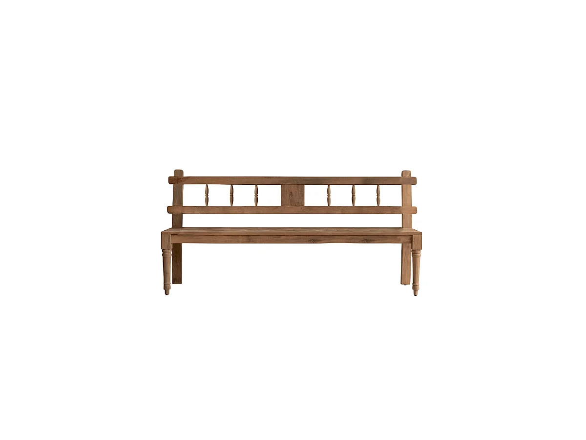 Paula - Solid reclaimed teak bench