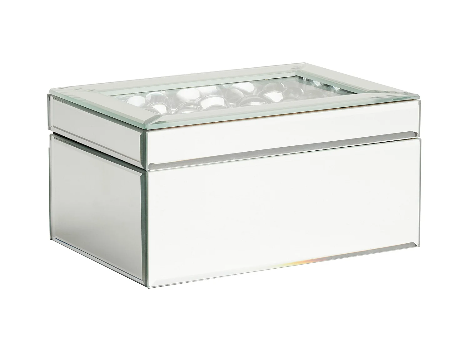 Boîte À Bijoux Mayra Argent Moyen 10x19.5x13.5