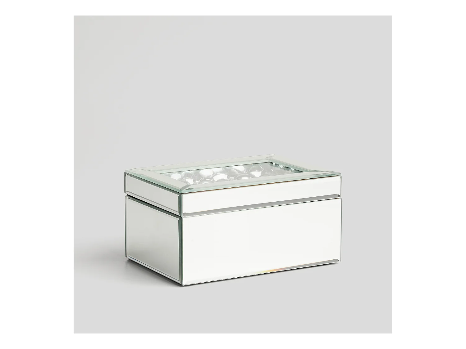 Boîte À Bijoux Mayra Argent Moyen 10x19.5x13.5