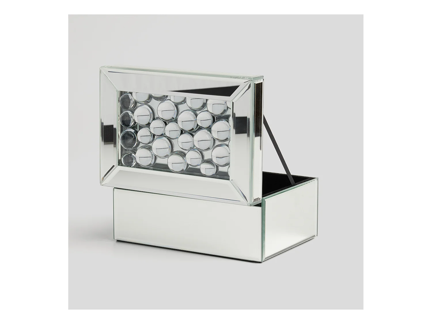 Boîte À Bijoux Mayra Argent Moyen 10x19.5x13.5