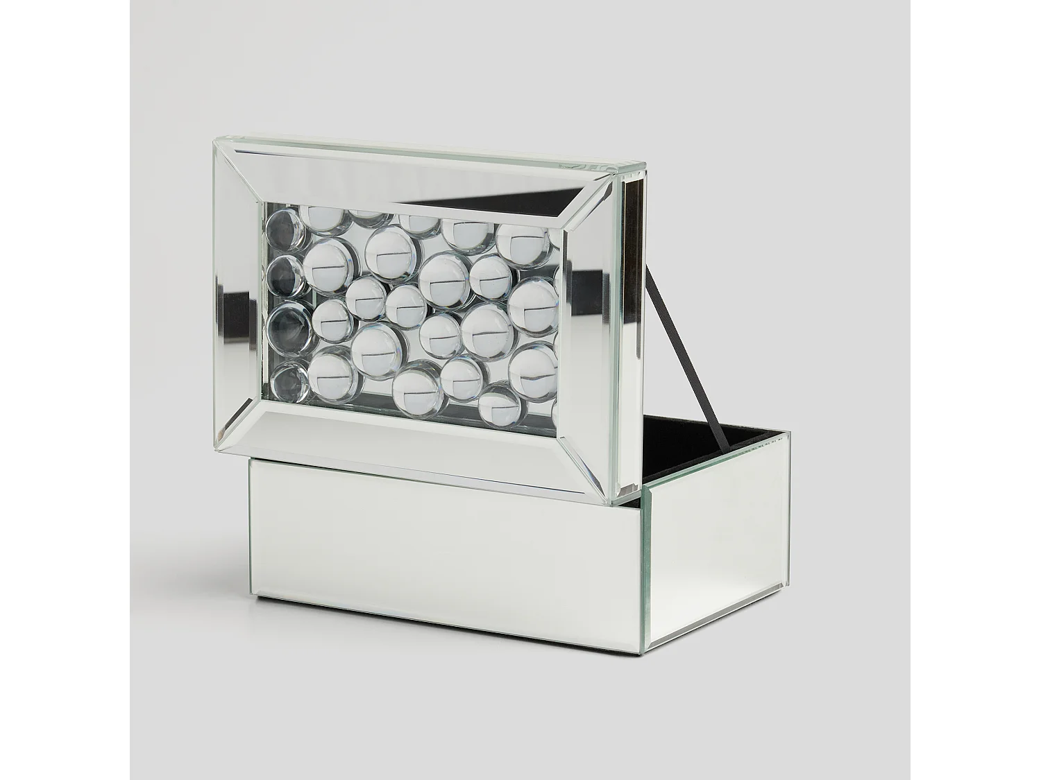 Boîte À Bijoux Mayra Argent Moyen 10x19.5x13.5