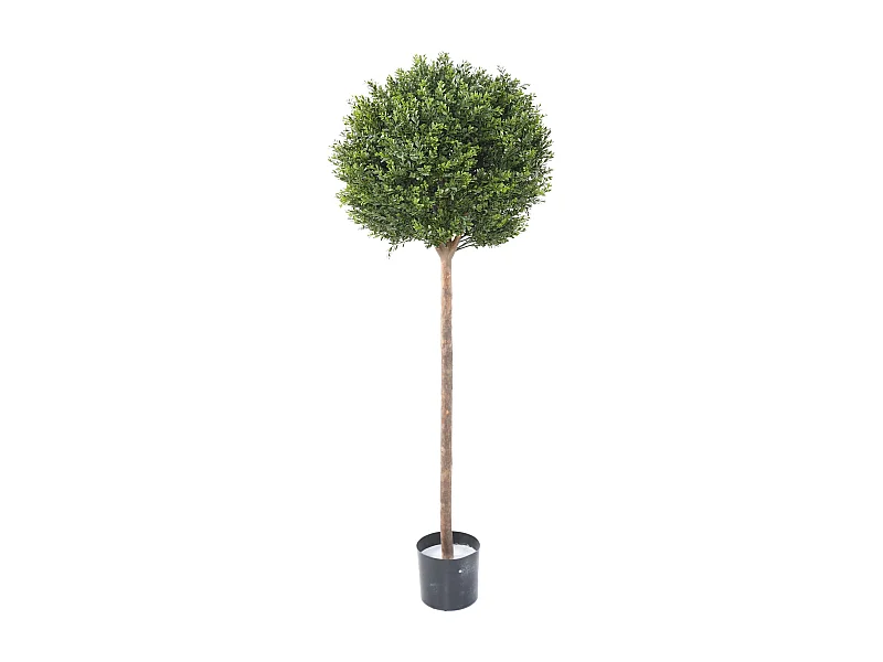 Plante artificielle haute gamme Spécial extérieur / Buis Artificiel coloris vert - Dim : 140 x 55 x 55 cm