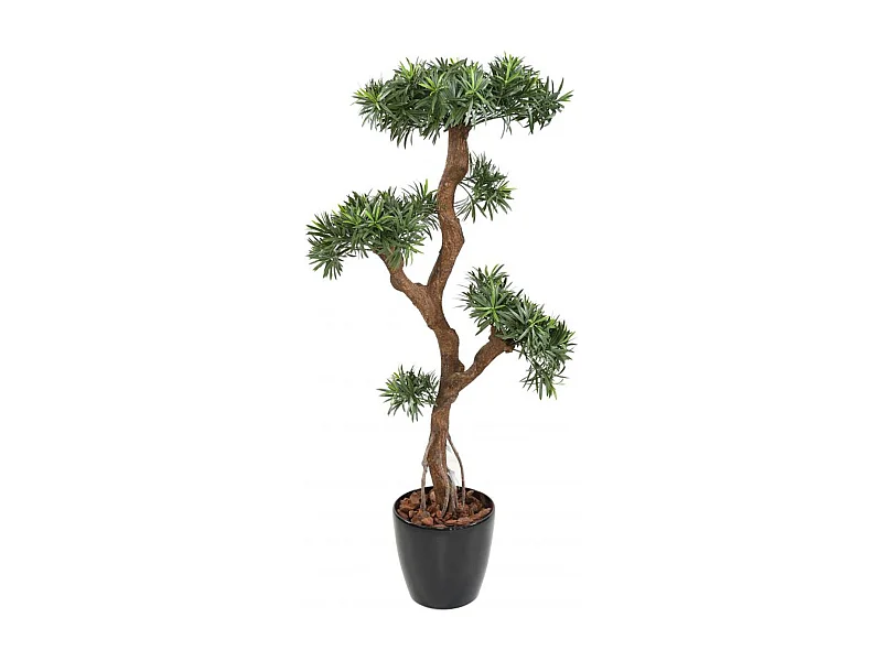 Plante artificielle haute gamme Spécial extérieur / Podocarpus artificiel - Dim : 135 x 80 cm