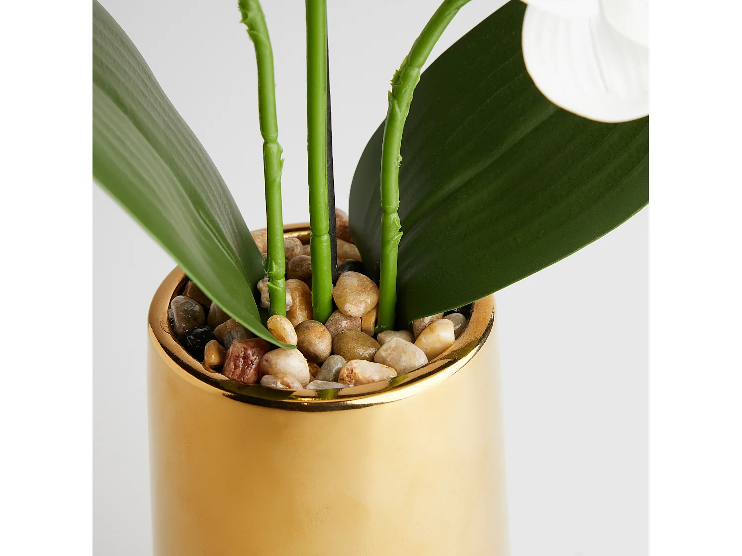 Kunstpflanze Orchesso mittelweiß 57 x 17 x 34