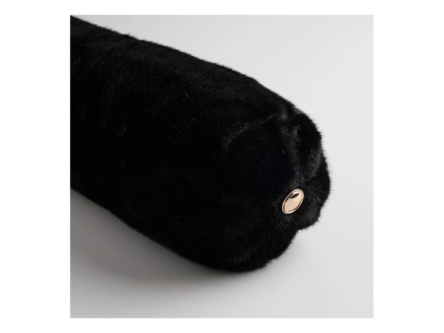 Coussin Cylindrique Décoratif Molisa Noir Moyen 50.5 x 15.5