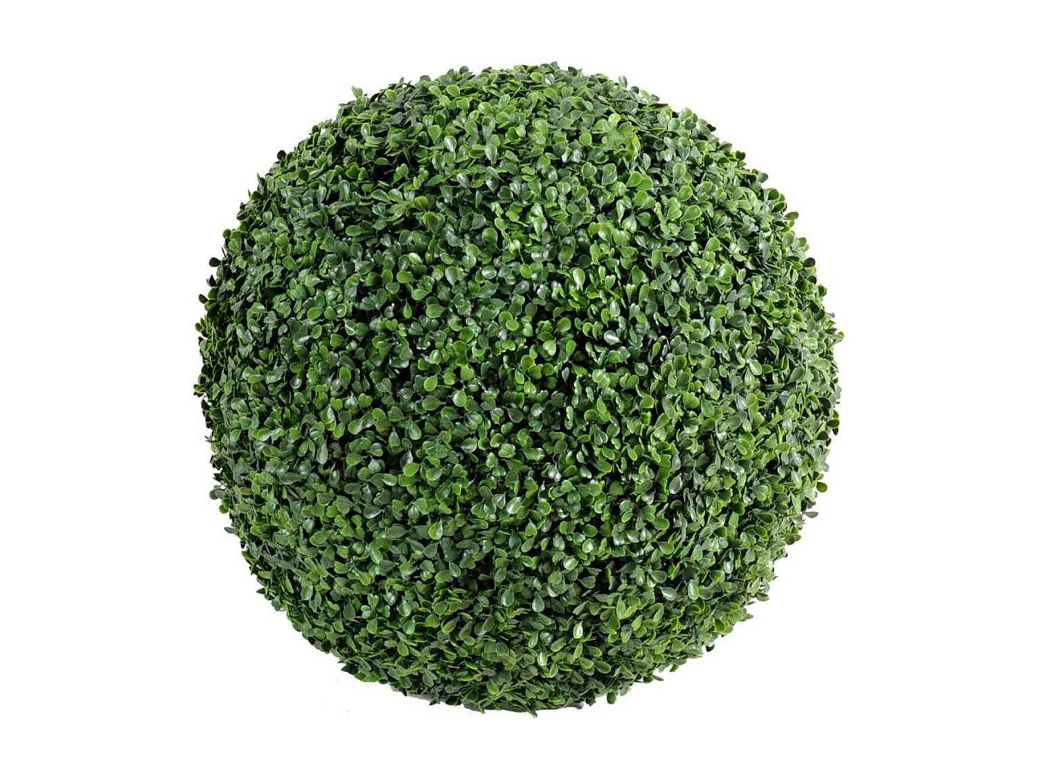 Plante artificielle haute gamme Spécial extérieur / Buis boule artificiel - Dim : H.45 x D.48 cm