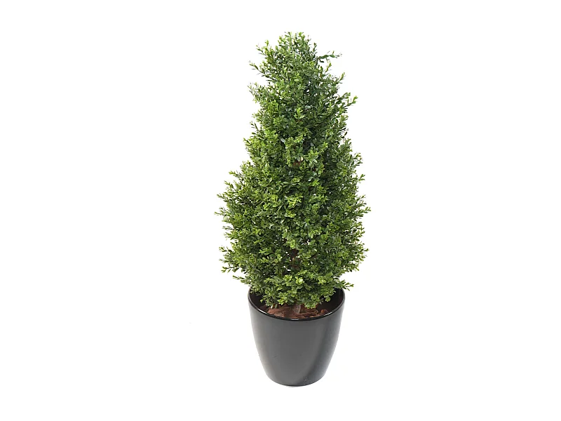 Plante artificielle haute gamme Spécial extérieur / Buis topiaire UV Artificiel - Dim : 125 x 60 cm