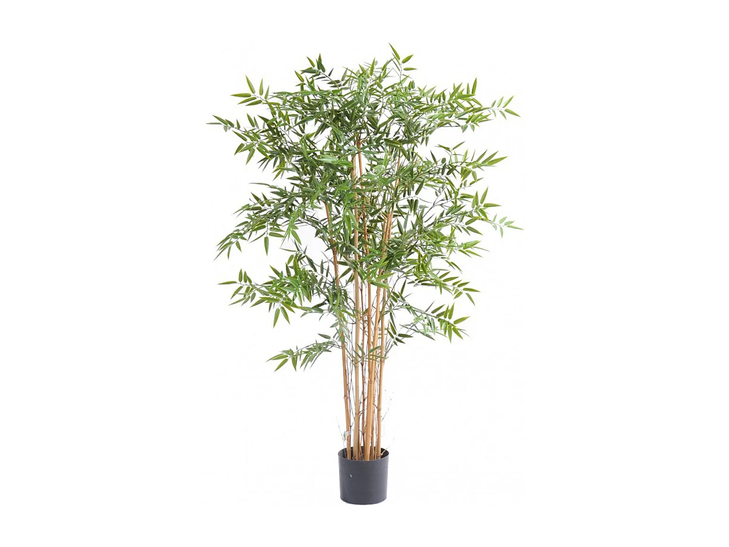 Plante artificielle haute gamme Spécial extérieur en Bambou artificiel, couleur verte - Dim : 150 x 75 cm