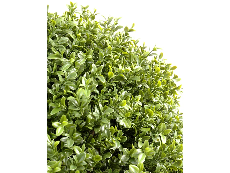 Plante artificielle haute gamme Spécial extérieur / Buis artificiel boule UV - Dim : H.88 x D.70 cm