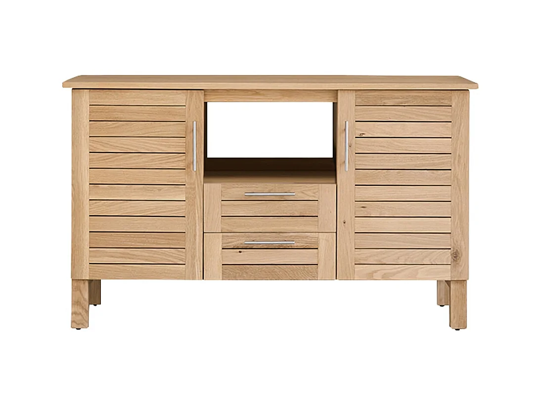 Mobile per bagno in legno di quercia 125 Soho