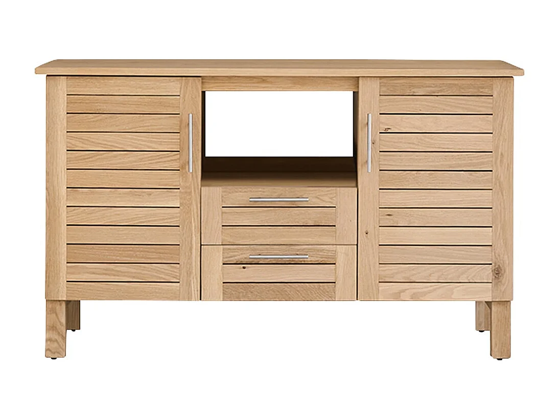 Mobile per bagno in legno di quercia 125 Soho