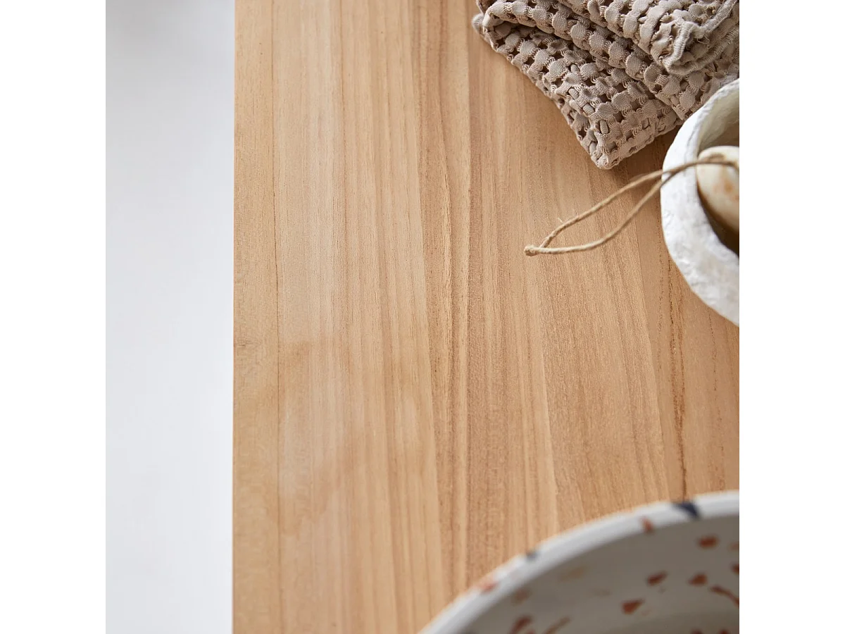 Meuble sous vasque en bois de teck 145 Jonàk