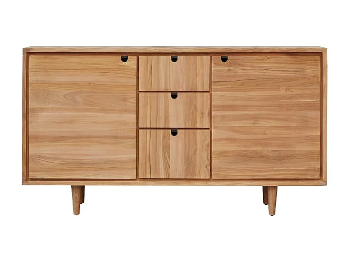 Meuble sous vasque en bois de teck 145 Jonàk