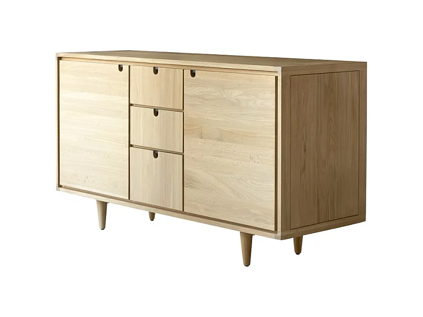 Mobile sottolavabo in legno di quercia 145 Jonàk