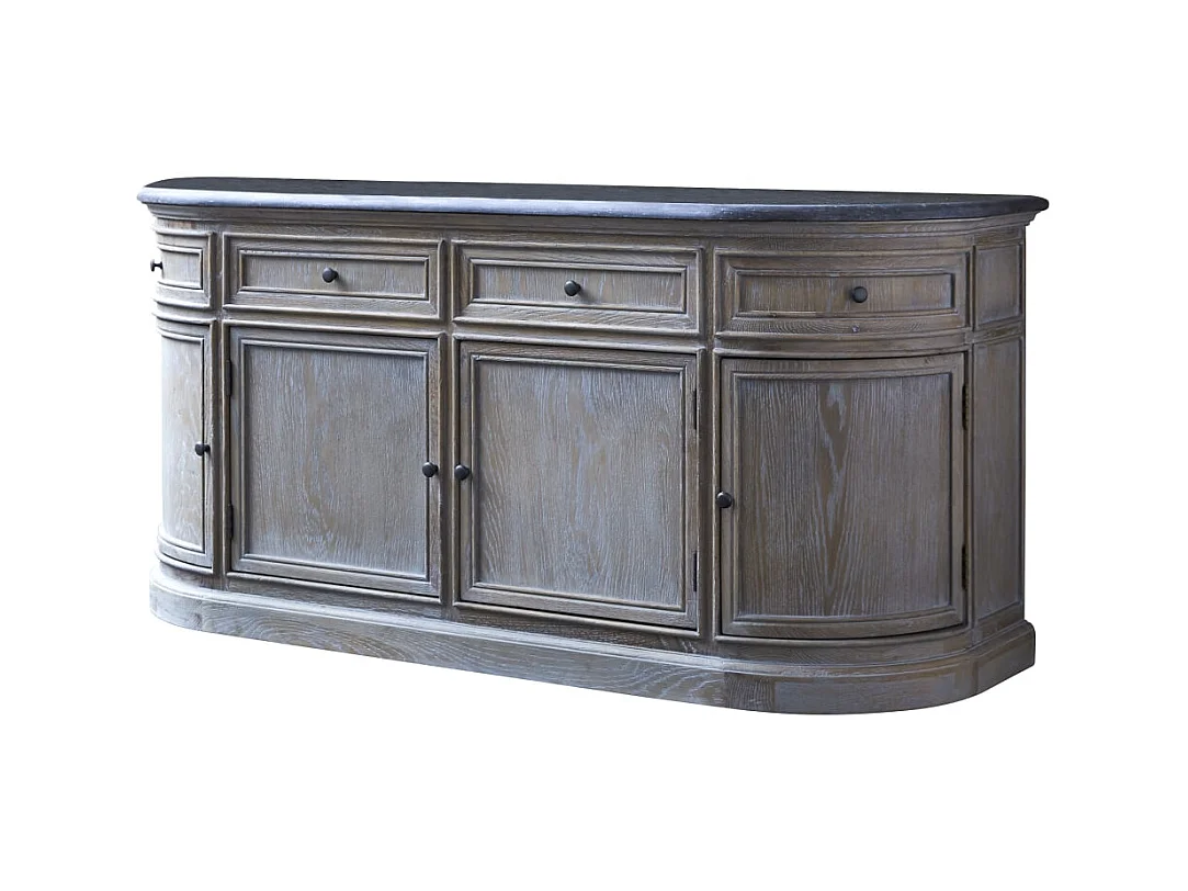 Badezimmermöbel aus Eichenholz mit Doppelwaschbecken Louise 180 cm