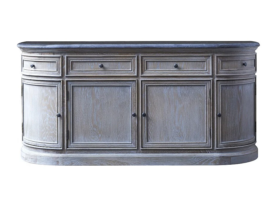 Mobile in legno di rovere con doppio lavabo 180 Louise