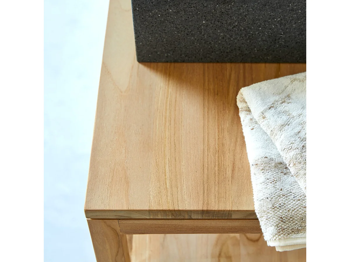 Mobili da bagno lavandino legno teak teck tek naturale design