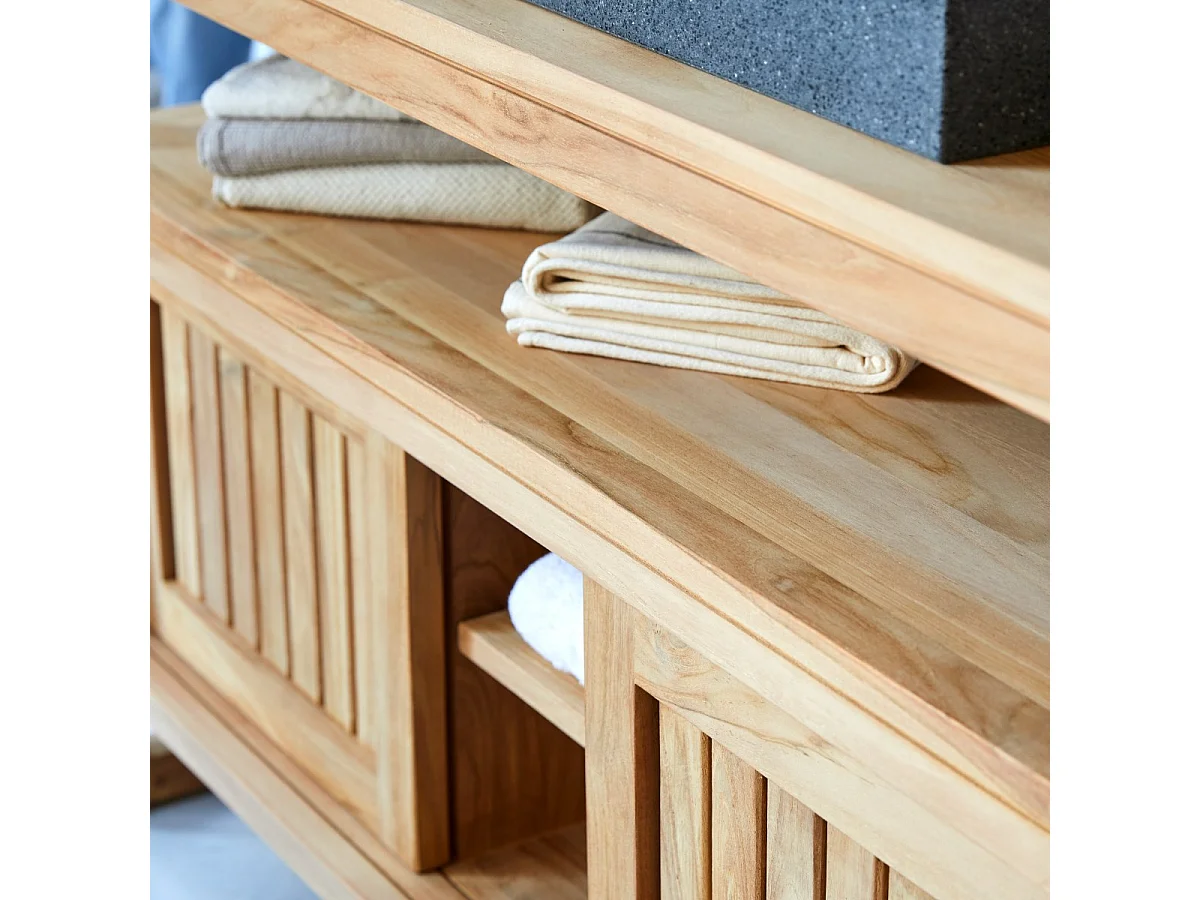 Mobili da bagno lavandino legno teak teck tek naturale design