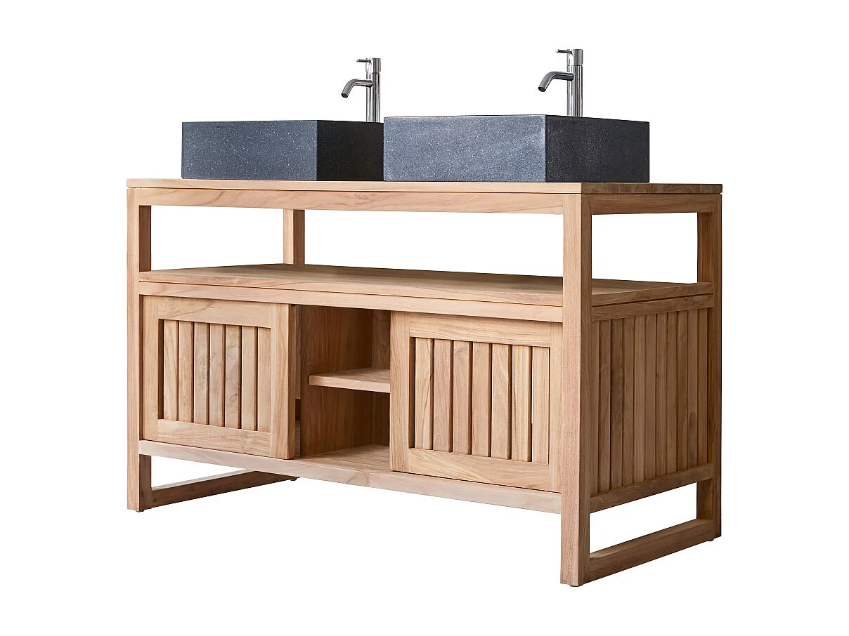Mobili da bagno lavandino legno teak teck tek naturale design
