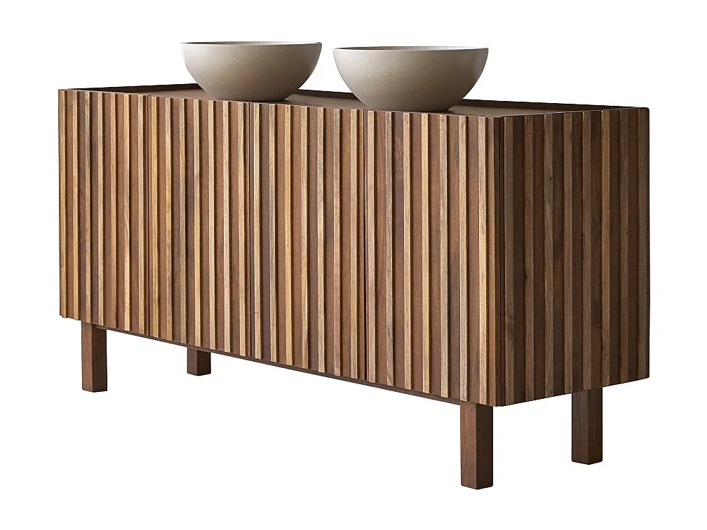 Badezimmermöbel Milo aus Mangoholz 164 cm