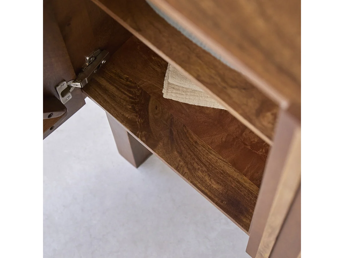 Mobile per il bagno in legno di mango Milo 164 cm