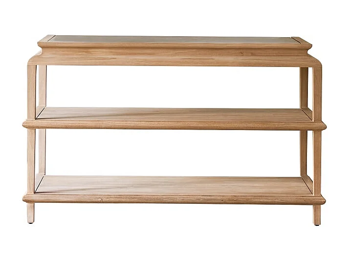 Meuble de salle de bain en bois de teck massif Achille 135 cm