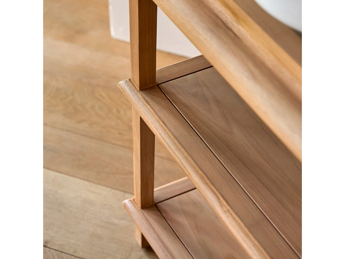 Badezimmermöbel Achille aus massivem Teakholz 135 cm