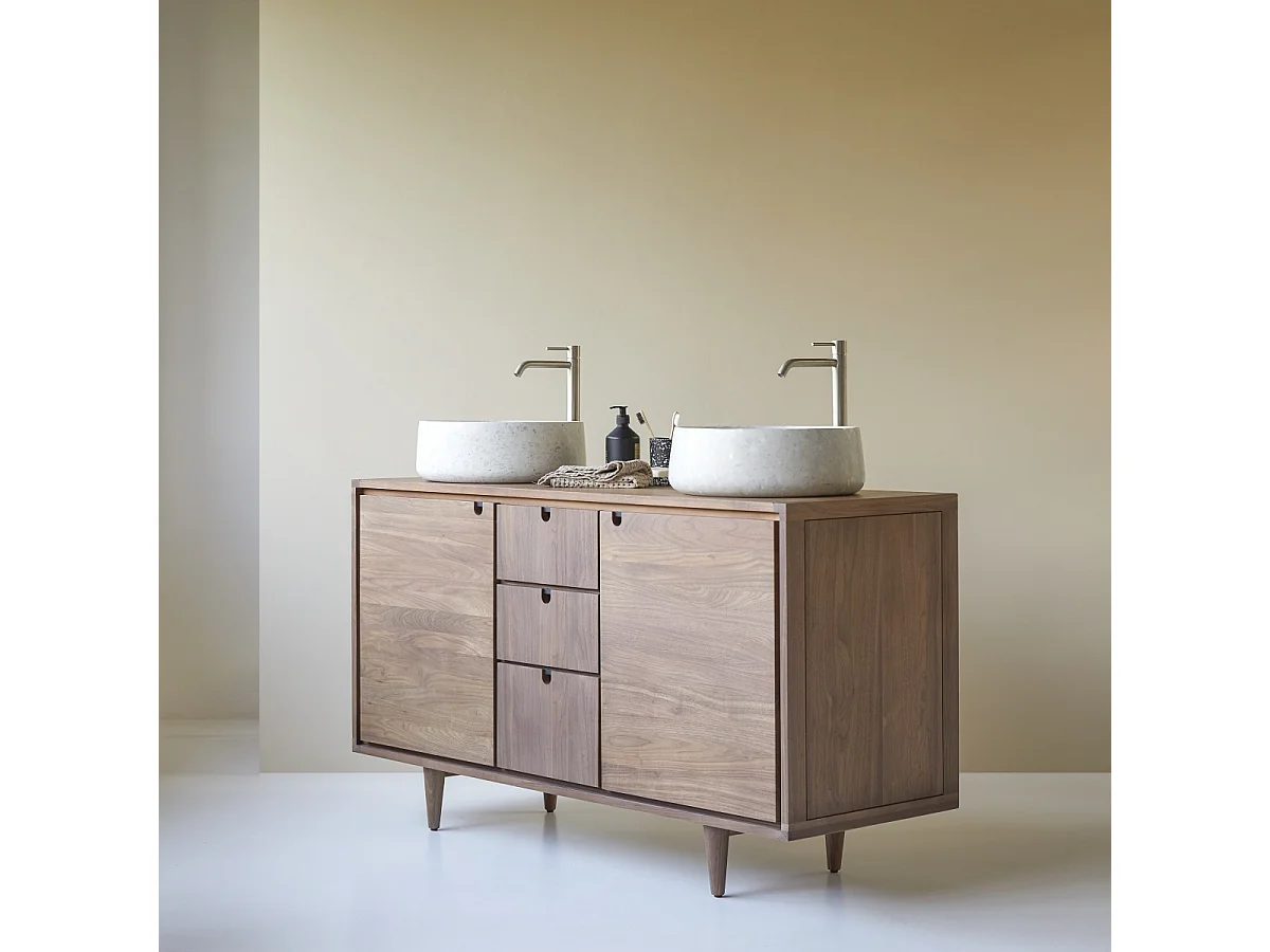 Waschtisch aus Nussbaumholz 145 Jonàk