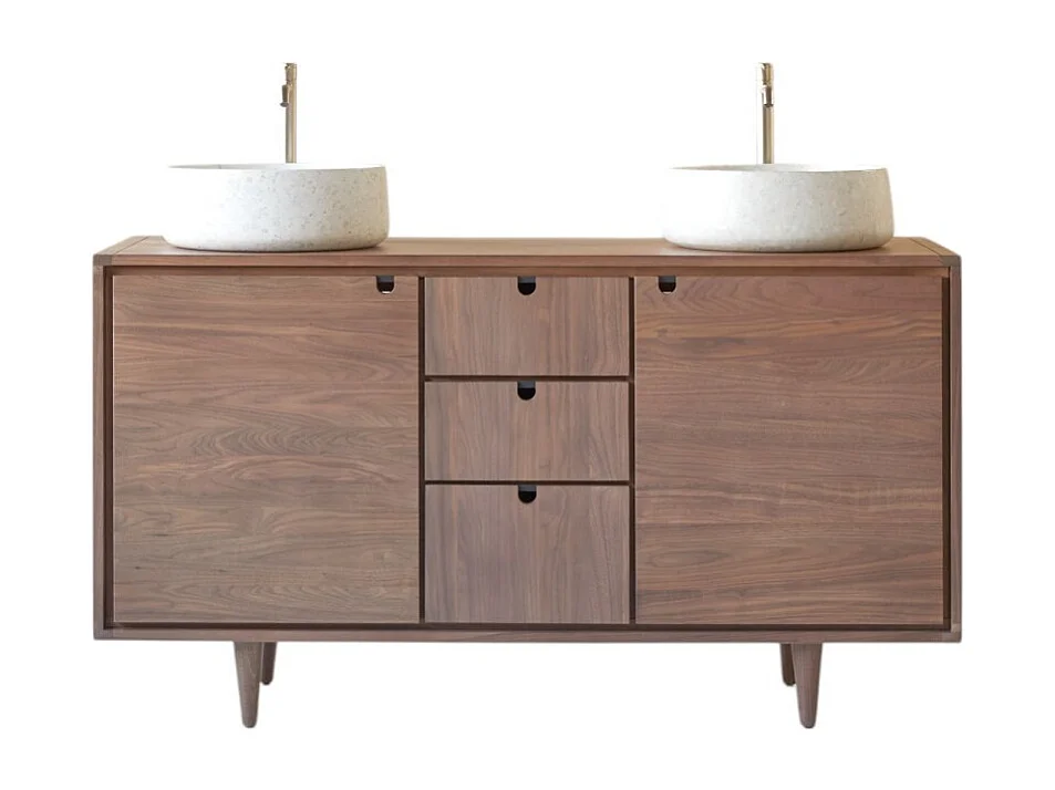 Waschtisch aus Nussbaumholz 145 Jonàk