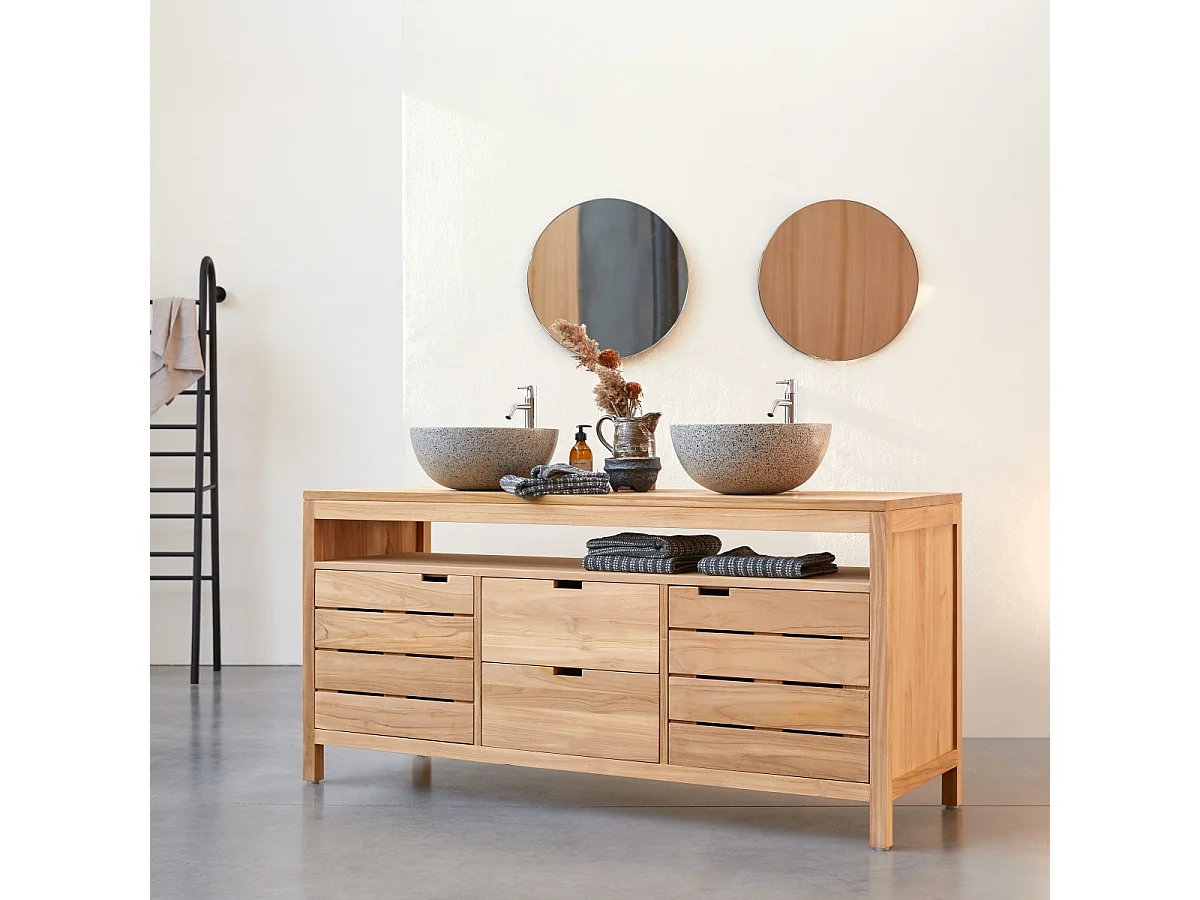 Bad Unterschrank aus Teak 165 Serena