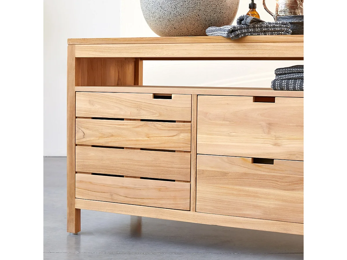 Bad Unterschrank aus Teak 165 Serena