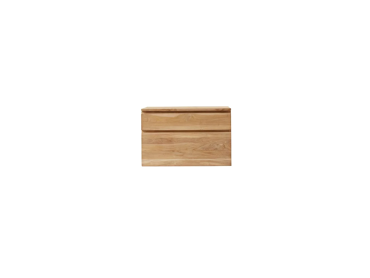 Jacob - Solid teak vanity unit 80 cm
