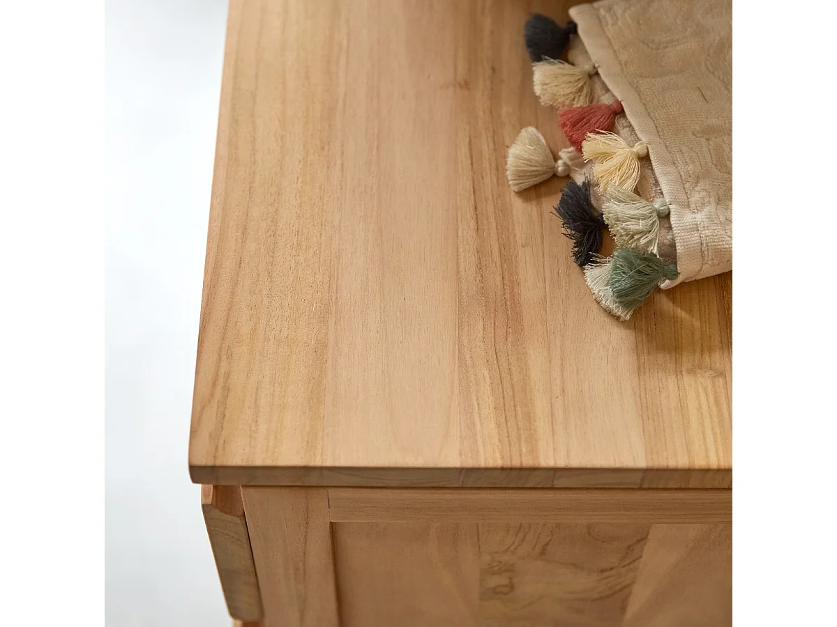 Jacob - Solid teak vanity unit 80 cm