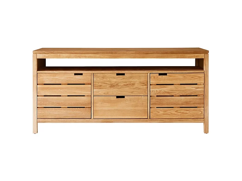 Mobili da bagno lavandino bagno legno massello quercia 165 cm ripiano armadio