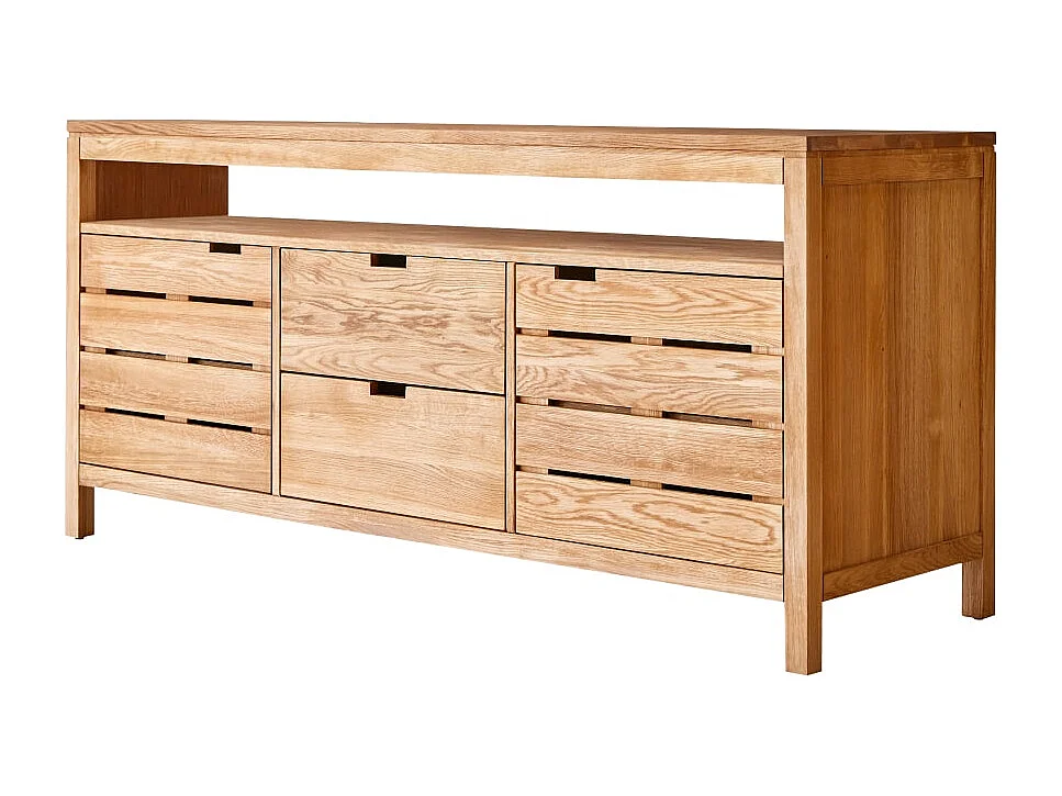 Mobili da bagno lavandino bagno legno massello quercia 165 cm ripiano armadio