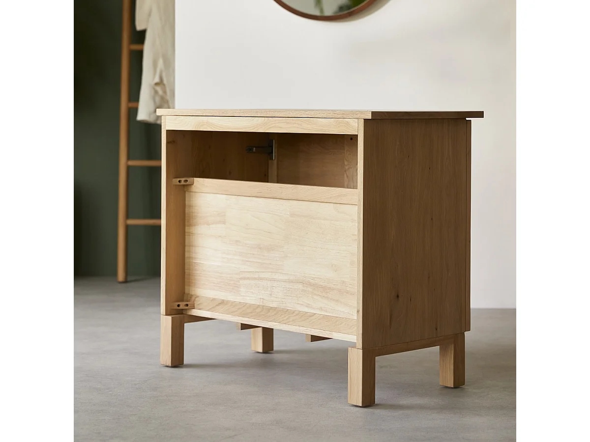 Mobile per bagno in legno di quercia 85 Soho