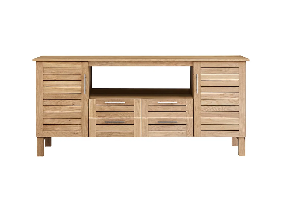 Meuble Salle de bain en bois de chêne 165 Soho