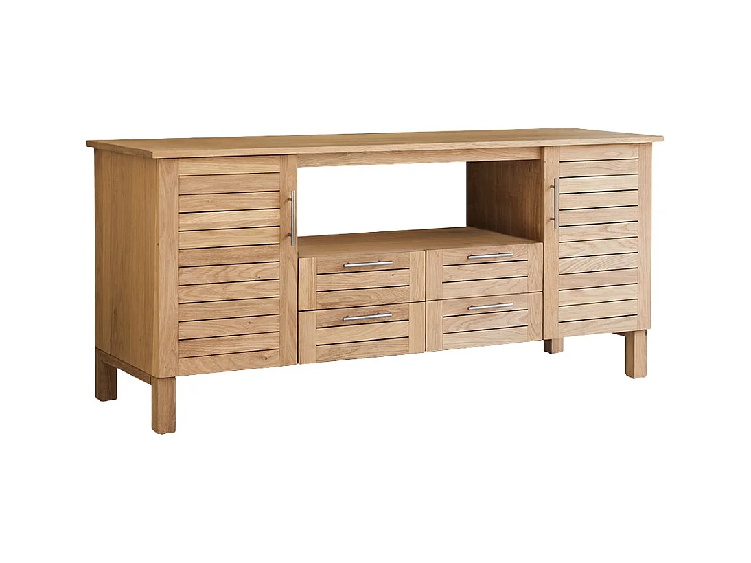 Meuble Salle de bain en bois de chêne 165 Soho