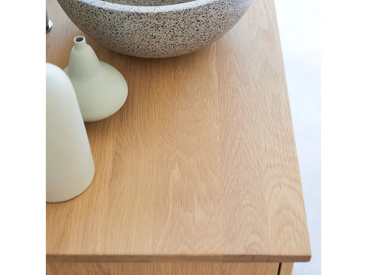 Mobile per bagno in legno di quercia 165 Soho