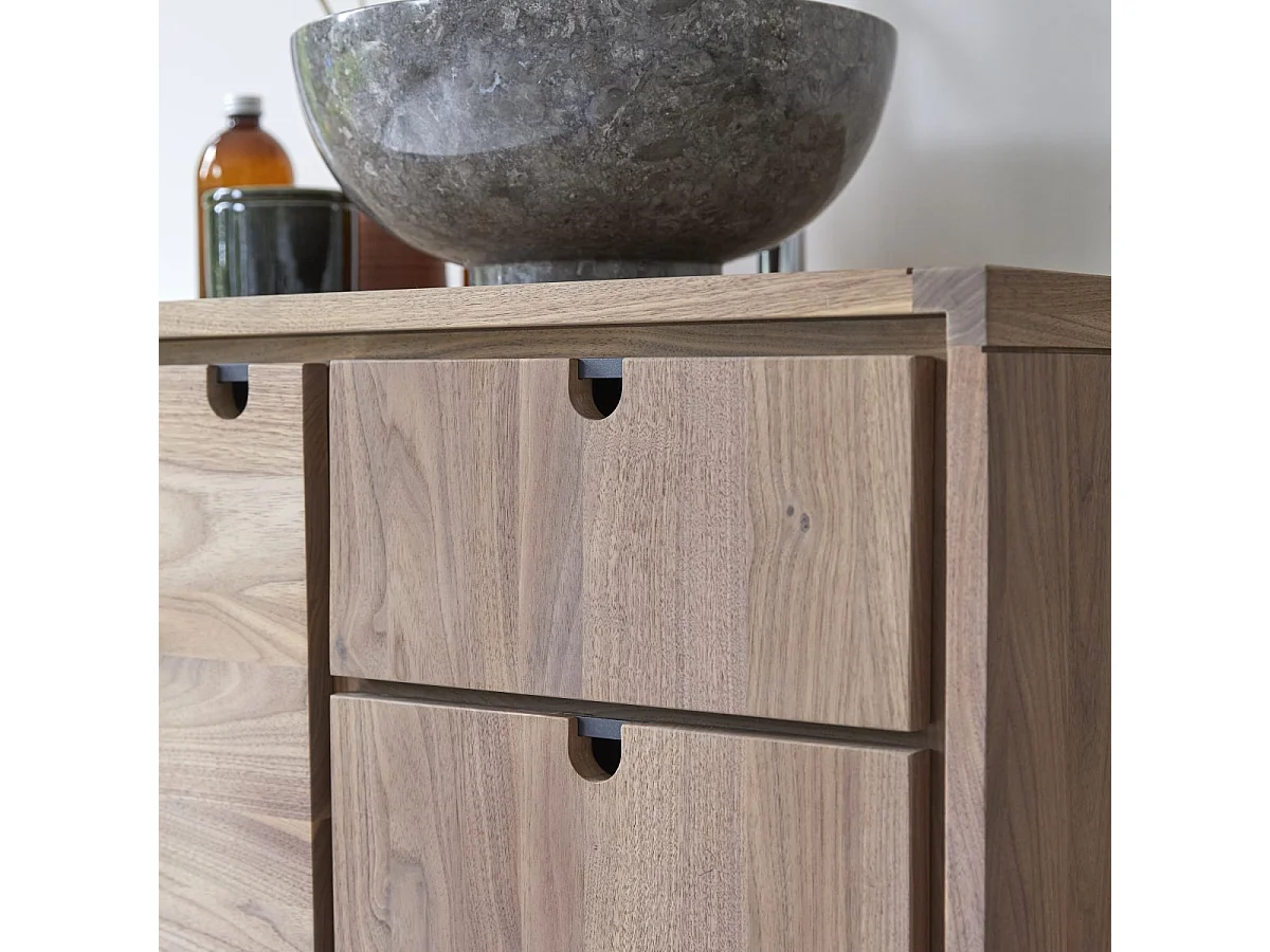 Waschtisch aus Nussbaumholz 95 Jonàk