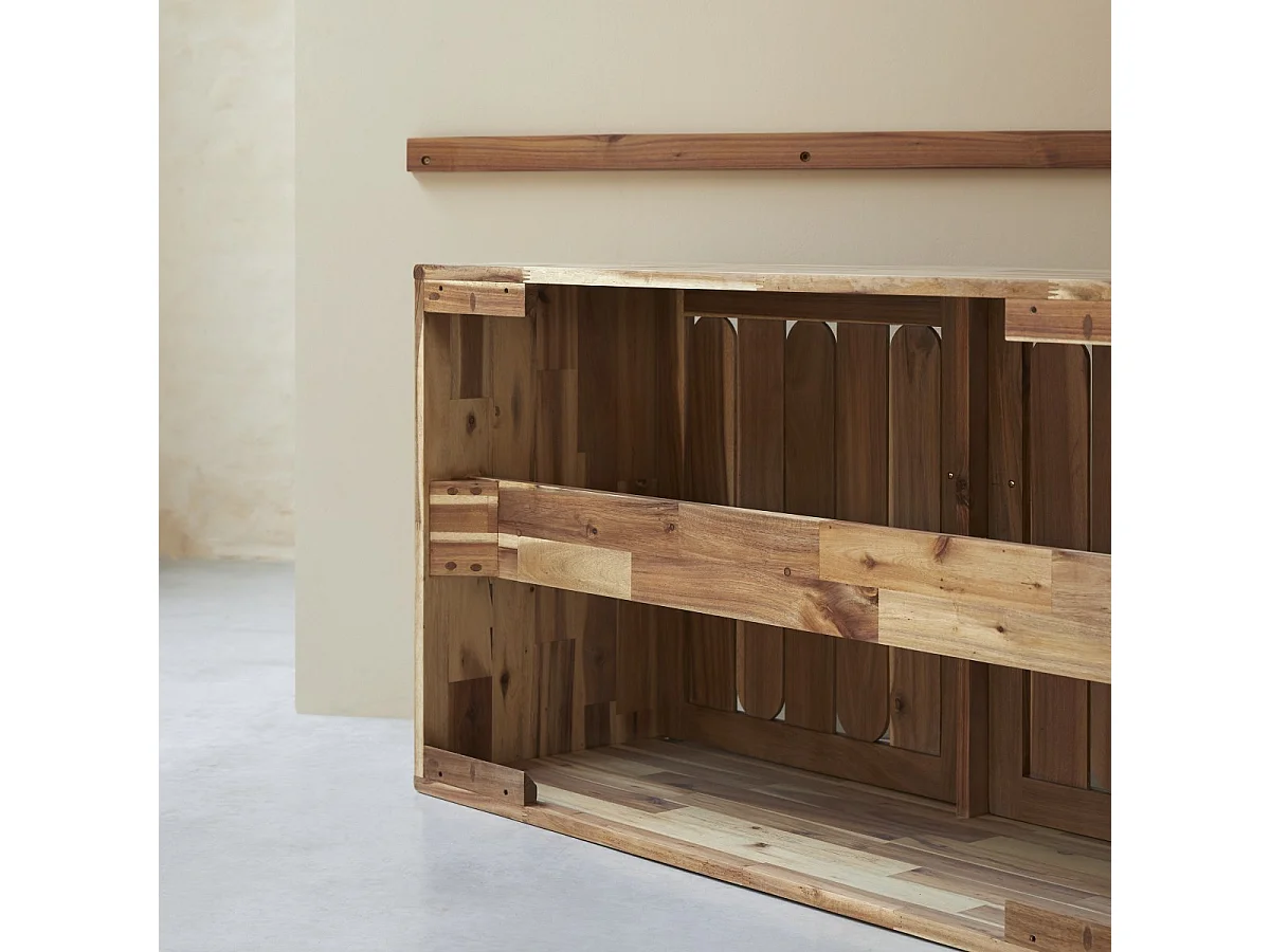 Mobile da bagno in legno di acacia 120 Lila