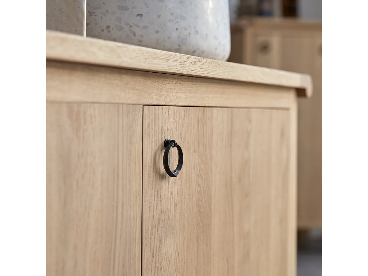 Mobile da bagno in rovere massello Volute 160 cm