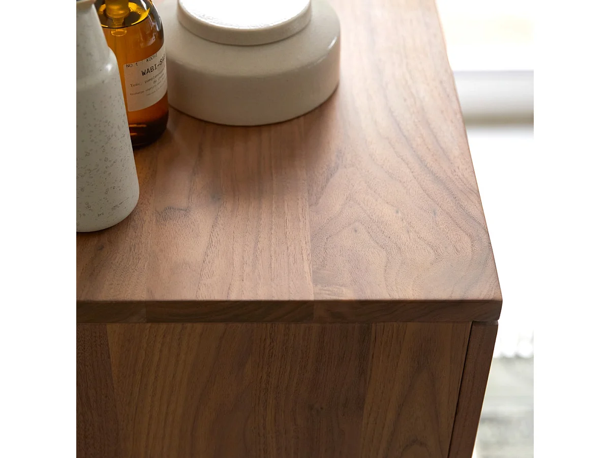 Mobile in legno di noce con lavabo 85 Line