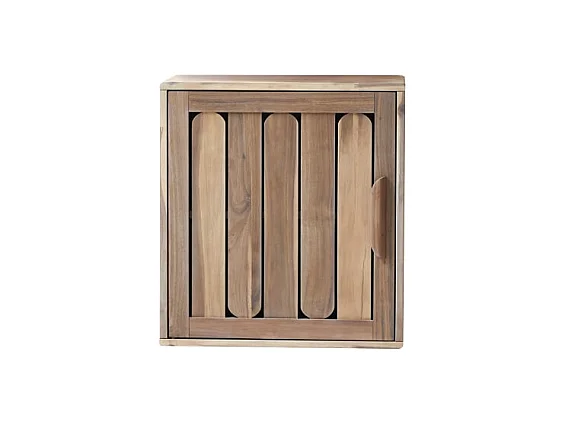 Badezimmermöbel aus Akazienholz 60 Lila